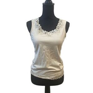 Passports Lace Trim Camisole Size S